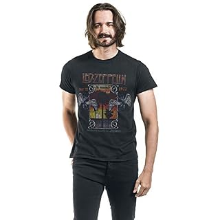 Générique LED Zeppelin Inglewood Homme T-Shirt Manches Courtes Noir Regular/Coupe Standard – Image 3