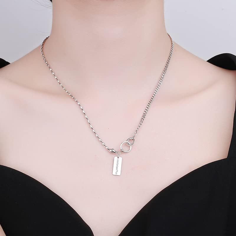 NONNYL S925 Necklace Gift for Women Wife, Womens Pendant Jewelry Wedding Anniversary, Sterling Silver Girlfriend Birthday Gifts for Her, Pendants Necklaces for Christmas Mom Gifts