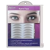 Eyelid Correcting Tape 288 Count, 5MM Eyelid Lifter Strips, Double Eyelid Tape for Heavy Hooded, Droopy Uneven Mono-Eyelids for Dramatic Lift - Instant Eye Lift Without Surgery