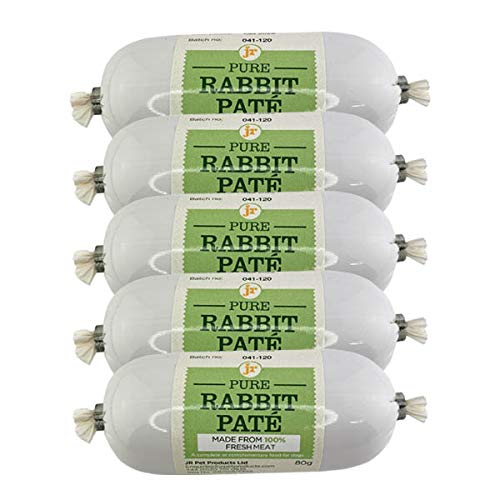 JR Pet Products5 x 80g Pure Rabbit Pate