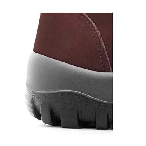 Botina de Segurança Coturno Nobuck Miura Marrom Café - Safetline