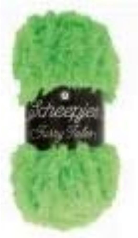 Scheepjes Furry Tales Yarn 1 x 100 g (3.5 oz) Color 977 Beauty Blue/White 100% Polyester Faux Fur Bulky for Plush Toys Amigurumi Trims