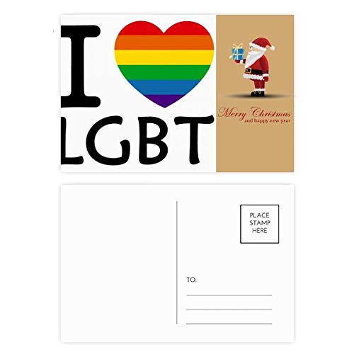 Cartes postales LGBT de Noël au pied du sapin bisexuel et trans
