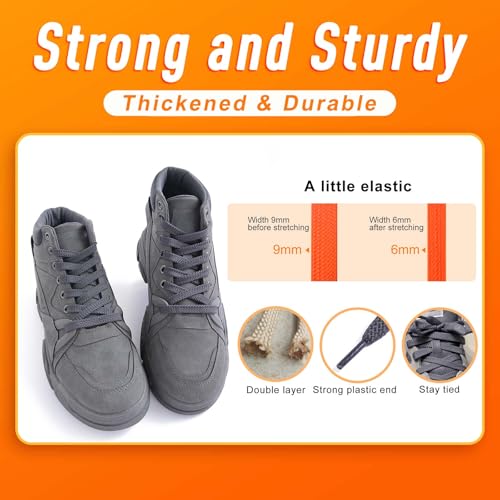 Image of VSUDO Flat Sneaker Shoe Lace, Flat Shoe String for Sneaker, Athletic Shoelace