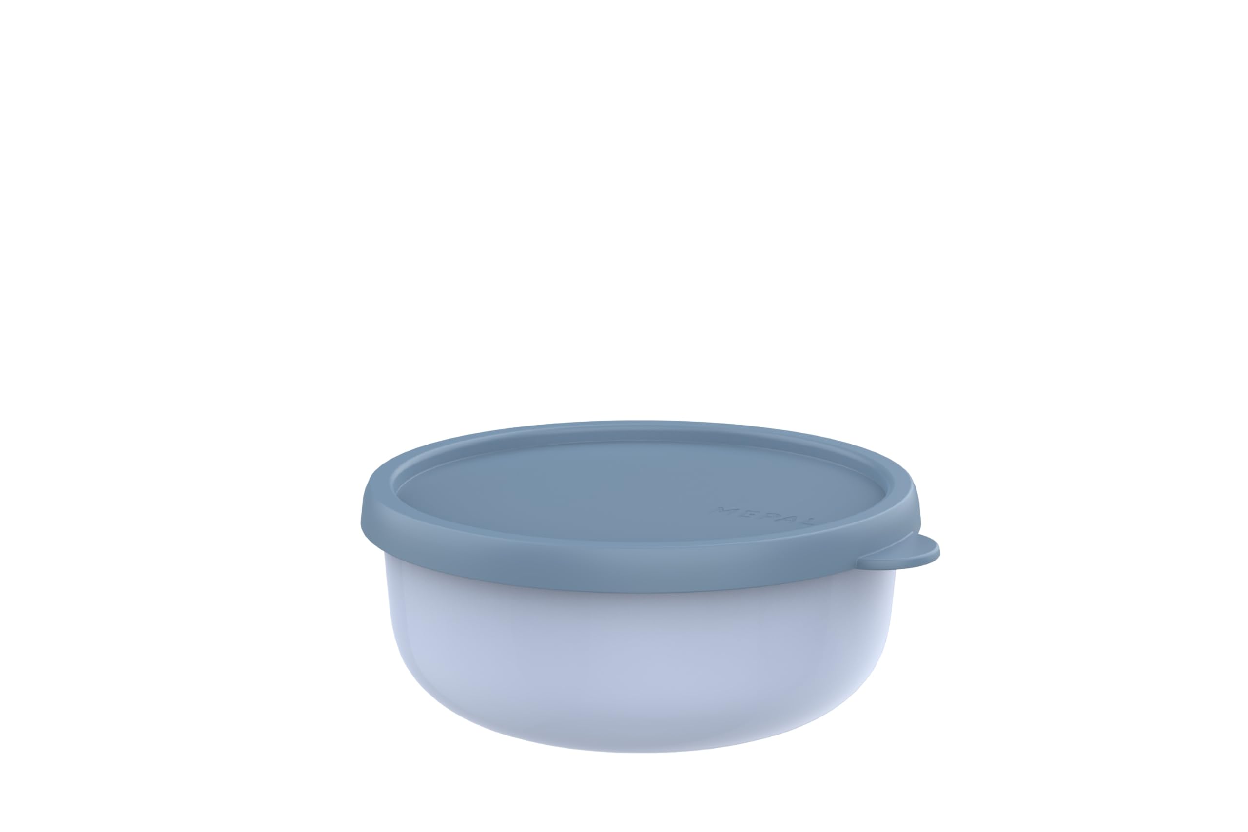 Mepal Microwave Container Lumina, Food Storage Containers with Lid Suitable for Fridge, Freezer, Steam Oven, Microwave and Dishwasher, Kitchen Storage Bowls, Bowl with Lid, 750 ml, Nordic blue