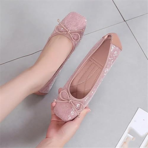Women Spring Summer Fashion Flats Shoes Elegant Office Plus Size Shoes2