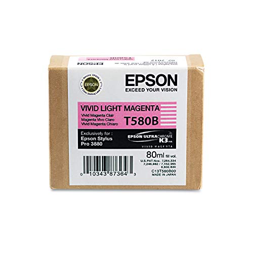Cartouche d'encre d'origine Epson T580 Magenta taille L pour imprimante jet d'encre