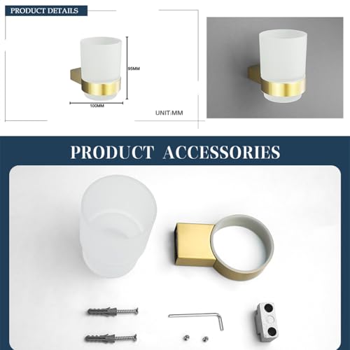 Lot de 4 anneaux porte-serviettes en acier inoxydable brossé pour serviettes, peignoirs, lunettes en papier, décoration d'intérieur moderne et supports élégants