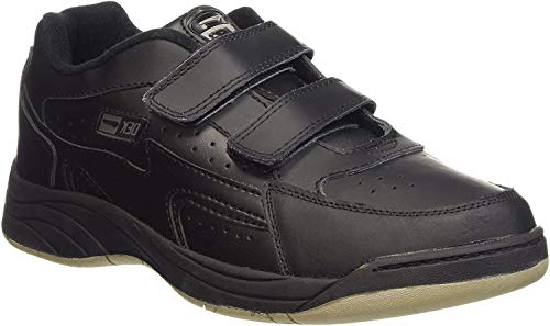 Dek Mens Orleans Wide Trainers Touch , Black, 11 UK