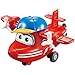 Super Wings Flip Dizzy Transforming Airplane 2pk - Red, 38g, 38cm x 24.5cm x 12.5cm, Ages 3-6, Unisex