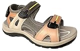  TIGLIO 1350 Multi Cuoio Sandali Donna Moda Tre Strappi Regolabili Sandalo Donna con Sottopiede in Vera Pelle - Sandalo Donna Sport, Trekking Camminata Passeggio e Tempo Libero