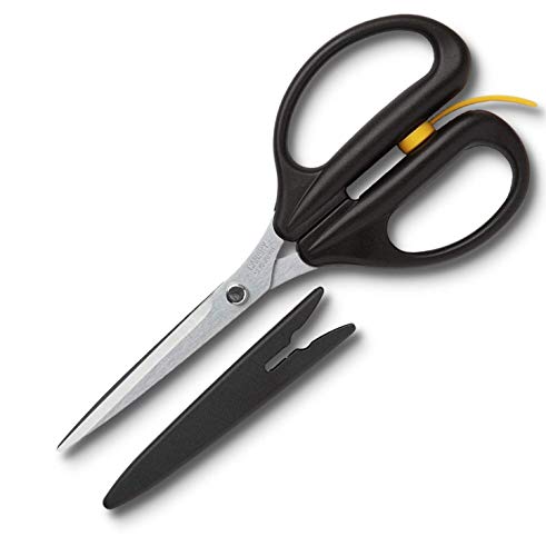 長谷川刃物 はさみ アームレスラー ストレート ブラック ASK-185