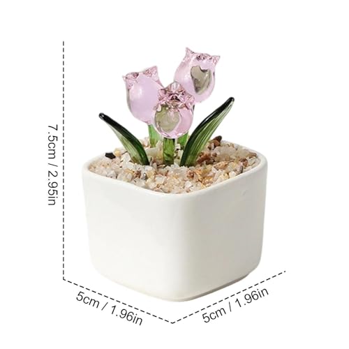 Ramo de flores artificiales pequeñas para decorar mesas y ventanas 3