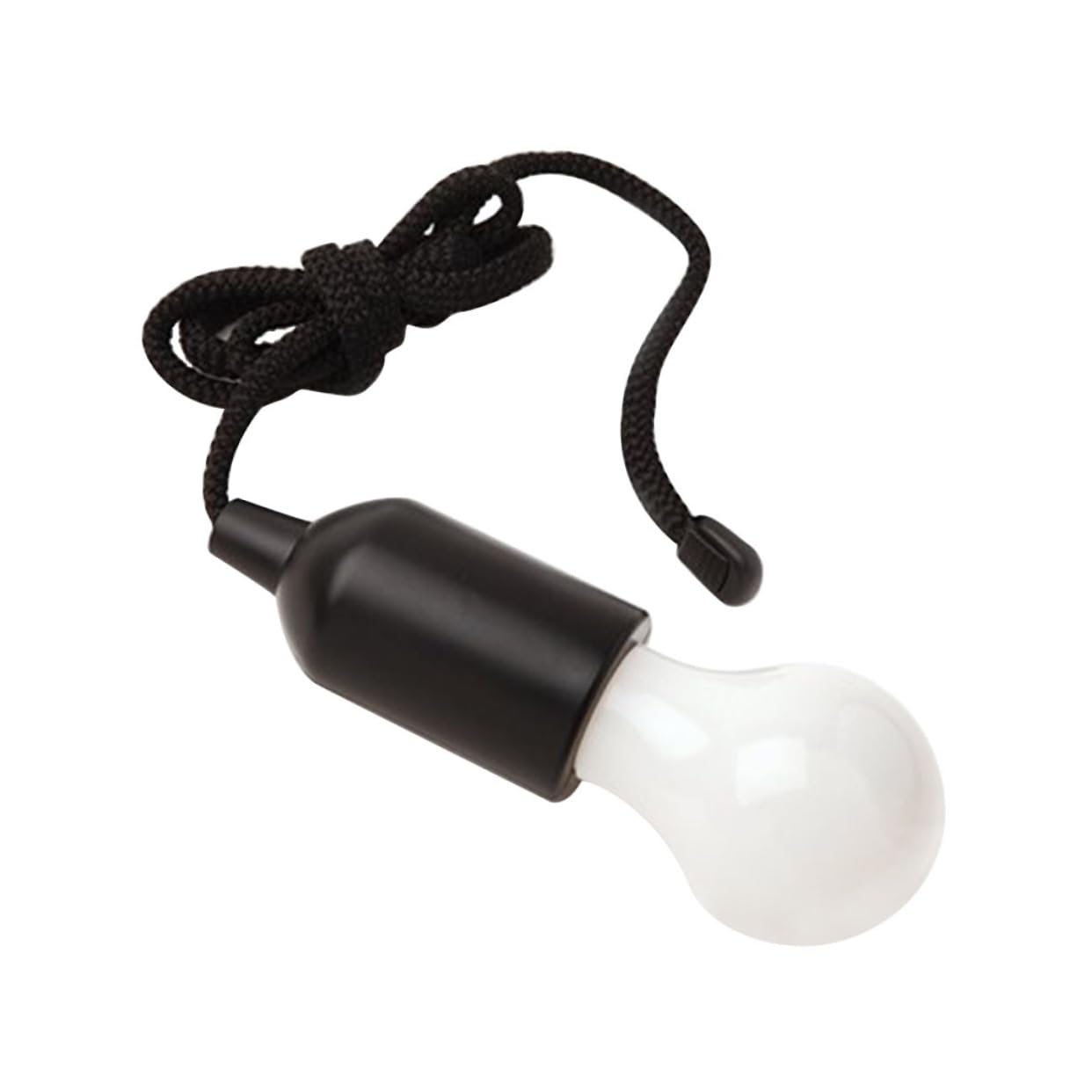 UKCOCO 4-Pack Battery-Powered Pull Cord LED Lights – Hanging Bulbs For Closets, Tents, Patios – Portable, 0.5W, No Wiring Needed