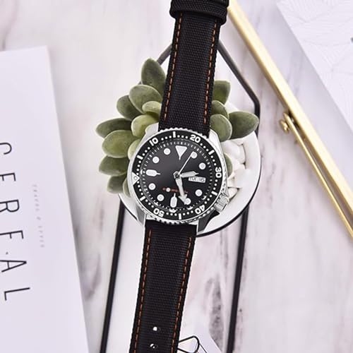 Image of Ritche Sailcloth Watch Band Quick Release Watch Strap Compatible with Samsung Galaxy Watch 6 Band Classic 43mm 47mm 40mm 44mmTimex / Seiko /Fossil /Citizen Watch Bands for Men Women