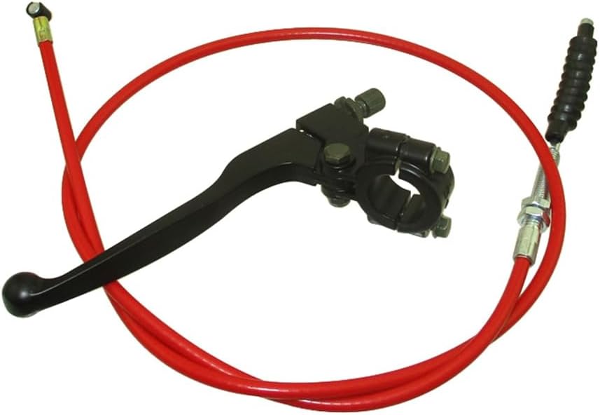 DJ-Motor 7/8'' 22mm Universal Left Clutch Lever with Cable for CRF80 CRF100 XR80 XR100 XR200 Chinese 50cc 70cc 90cc 110cc 125cc 140cc 150cc 160cc SSR DHZ Lifan Taotao Pit Dirt Bike