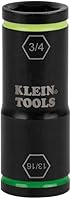 Vista 1 de Klein Tools 66074 - Llave de impacto para atornillador, tamaños de 3/4 y 13/16 pulgadas, uso con llaves de impacto compactas Klein Tools BAT20CW