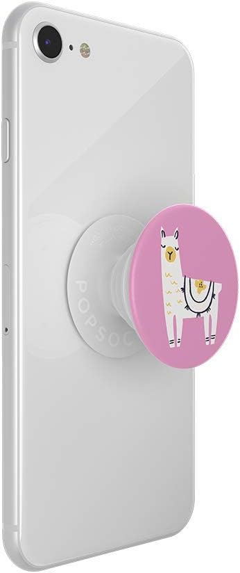 PopSockets: PopGrip with Swappable Top for Phones & Tablets - Llama Glama