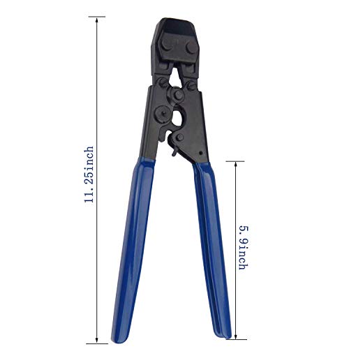 DUSICHIN DUS-500 PEX Crimping Tools Cinch Clamp Tools for Fastening Stainless Clamps Sizes from 3/8 Inch - 1 inch - Thumbnail 5