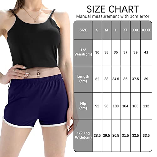 Uratot 7 Pack Cotton Sports Shorts Summer Yoga Dance Pants Breathable Workout Running Shorts Dolphin Shorts For Women #TOP1