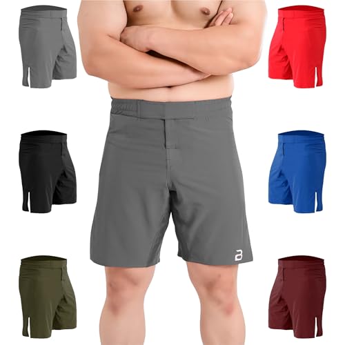 2BOLD Shorts masculinos MMA BJJ, Grappling, JIU-Jitsu, NO-GI Cross Training Muay Thai, Boxe, Shorts