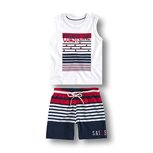 Conjunto Coast Marisol meninos, Branco, 8