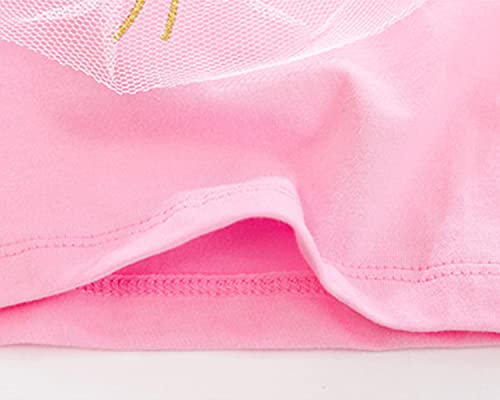 Image of Toddler Girls Bunny T-Shirt Cotton Baby Short Sleeve Easter Outfits Rabbit Shirts Soft Summer Casual Tee Tops