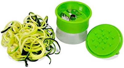 Handheld Spiralizer Vegetable Slicer Noodle Maker Spiral Cutter, Green