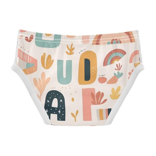 Scandinavian Style Alphabet Boys Toddler Soft Kids Underwear Cute Children Undies2