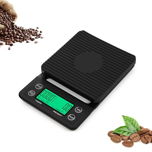 �T���R�X �R�[�q�[�� �͂��� �L�b�`�� 3KG/0.1g �����x LED �f�B�X�v���C�t�� USB�[�d�� �^�C�}�[�@�\�t�� �f�W�^���͂��� ����~�߂̑ϔM�V���R���}�b�g�t��