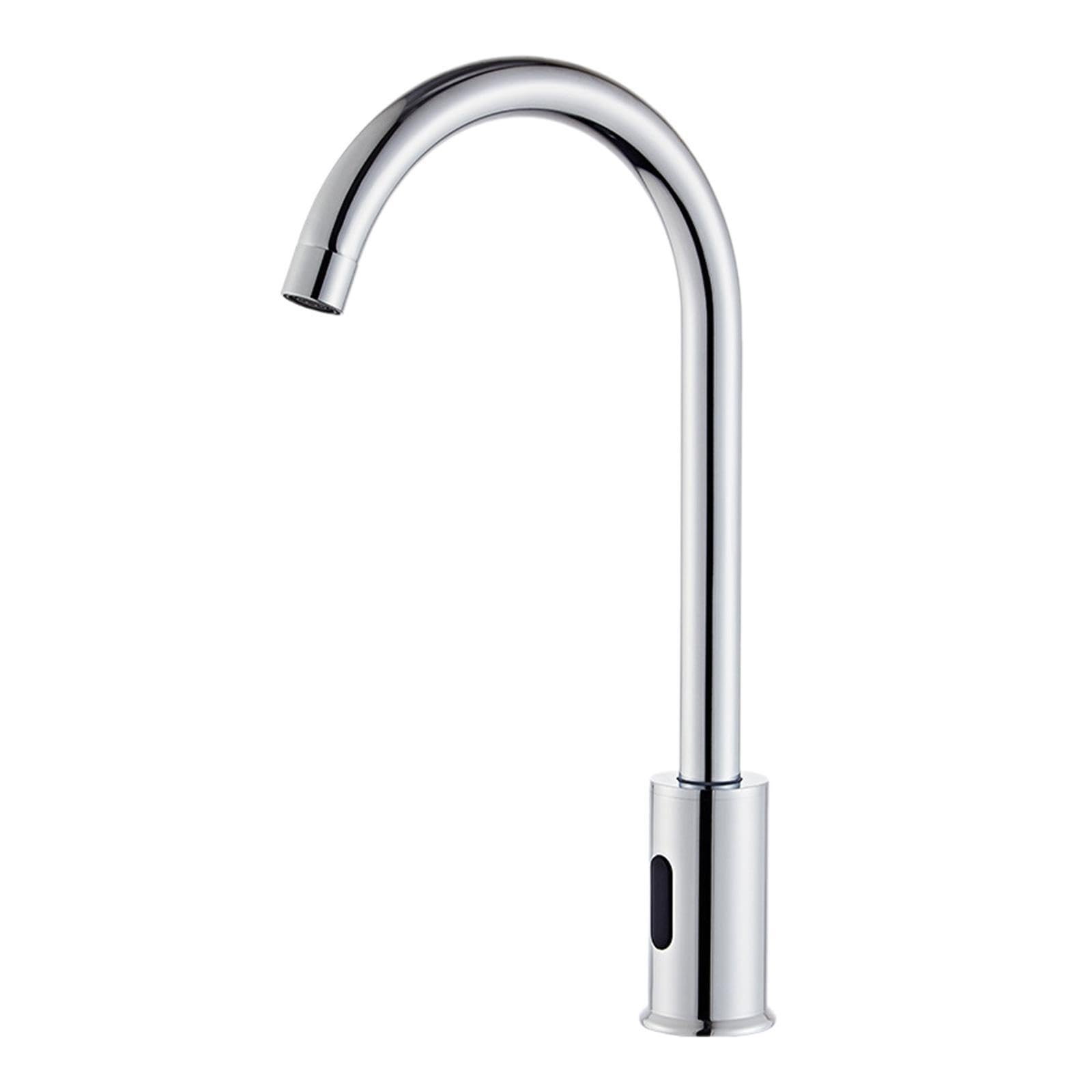 PUXZYAX Flexible Rotatable Bathroom Sink Faucet Touchless Automatic Sensor Designed with Premium Alloy for Long-Lasting Alloy Kitchen Faucet Household