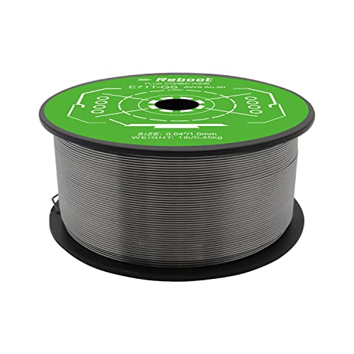 E71T-GS Gasless Flux Cored Welding Wire 1.0mm 0.5kg | Universal Fit for Most MIG Welders Using Flux Wire | No Gas Needed, Ideal for DIY & Repair, Works with RBM1450/1650/2100 & More