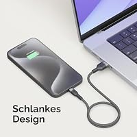 deleyCON 0,30m USB-C Kabel 3.1A USB-A auf USB-C – Ansicht 5