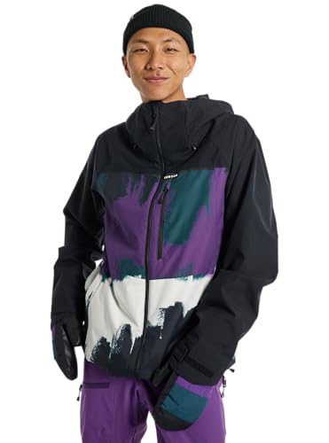 Image of Burton Men's Lodgepole 2L Jacket, True Black /Forest Chalk, XL