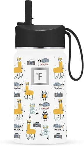 IRON °FLASK Kids Water Bottle - Straw Lid, 20 Name