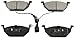 Dura International BP768AC Front Ceramic Brake Pad