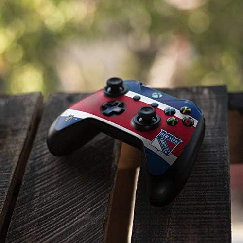 Skinit Decal Gaming Skin Compatible with Xbox One Elite Controller - Officially Licensed NHL New York Rangers Jersey Design