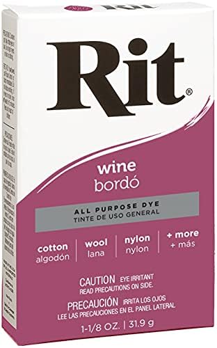 Rit Dye Powder-Wine, Fabric, Multicolor, 1
