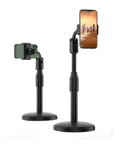 Suporte Tripé Celular Smartphone Mesa Portátil Selfie P/ Celular Casa Escritório Articulável 360° aj