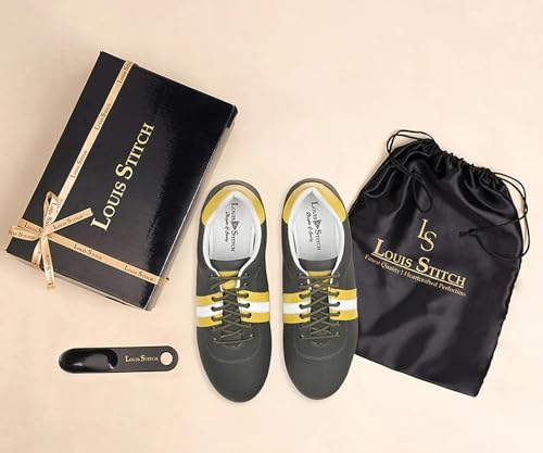 Image of LOUIS STITCH Men's Casual Sneaker | Elastic auto Adjustable Laces Sneakers for Men | Sneakers Shoes | Comfortable and Lightweight | LSPSNK TP