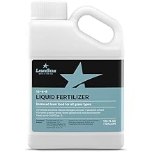 Balanced 16-4-8 Nutrient Liquid Fertilizer 1 Gallon - Premium Lawn Food, NPK with Added Seaweed Extract, Treats Common Deficiencies, Safe for All Grass Types