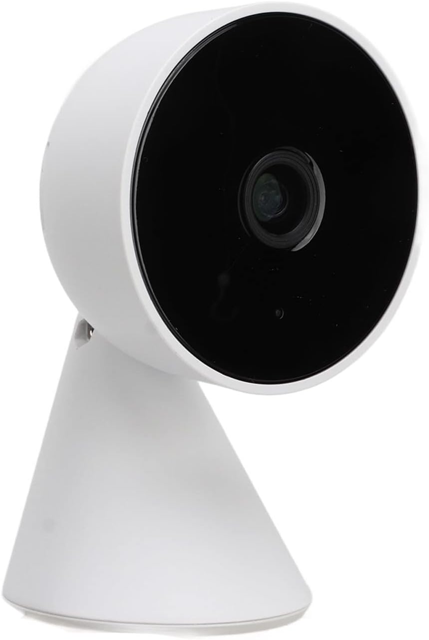 Cámara de Seguridad Inteligente Cámara de Interior HD de 1080p Sistema de Vigilancia Doméstico Inalámbrico CA 100‑240V Cámara de Monitor con Detección de Movimiento