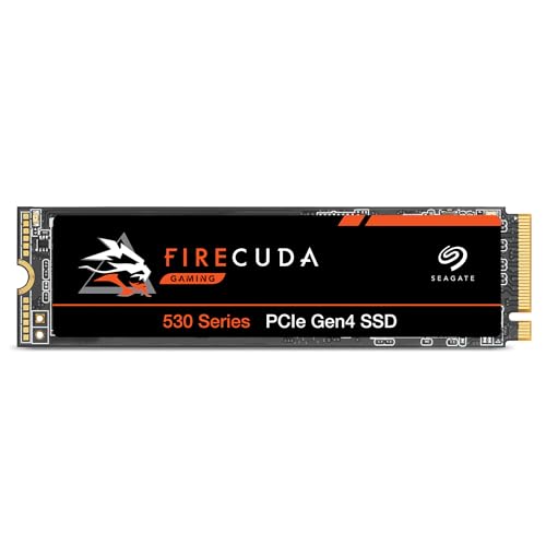 Seagate FireCuda 530 NVMe SSD 2 TB, für PS5/PC, M.2 PCIe Gen4 ×4 NVMe 1.4, bis zu 7.300 MB/s, 3D-TLC-NAND, 640 TBW, 3 Jahre Rescue Service, Modellnr.: ZP2000GM3A013