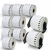 BETCKEY - Compatible Continuous Label Replacement for Brother DK-2205 (2-3/7' x 100'), Use with...