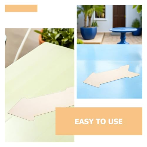 Formes de flèches non finies pour travaux manuels sans ponçage