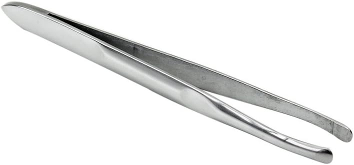 styleinside Round Tip Stainless Steel Hair Removal Eyebrow Tweezers Makeup Cosmetic Tool