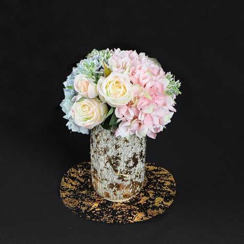 Snowkingdom Black and Gold Table Runner 100 Feet Glitter Golden Metallic Table Centerpieces Foil Runners Party Decorations for Graduation Birthday Retirement Wedding Christmas Halloween Thanksgiving