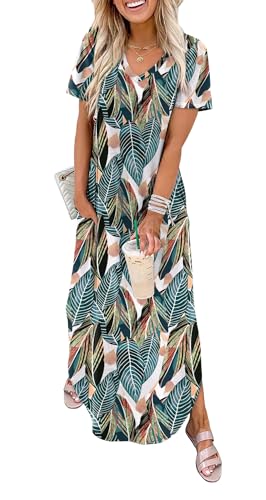 WIHOLL Summer Dresses for Women 2026 Maxi Sun Dresses for Seniors Beach Vacation Clothes for Women Fashion Clothing L