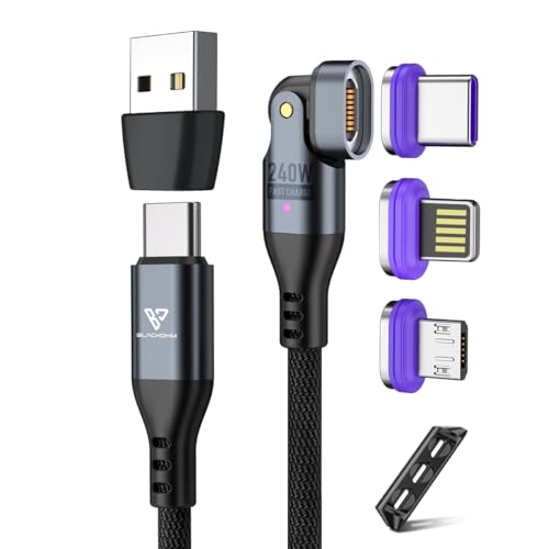 USBケーブル Amazon.co.jp: 16pin USB-A/C両用6in1マグネット磁気充電ケーブル 240W