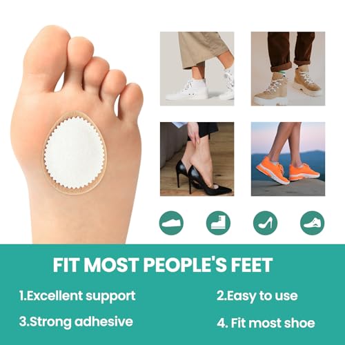 Image of Welnove Extra Thick Corn & Callus Cushion Pads, Effectively Relieves Pain and Protects Against Friction, All-Day Comfort, Maximum Strength (24 Count, White)